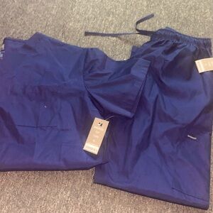 XL NAVY BLUE SCRUB SET